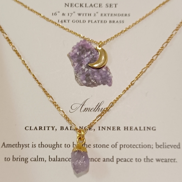 2 pc Luna Norte Gold plated Necklaces
With 14kt go - Picture 3 of 10